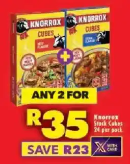 Shoprite Knorrox Stock Cubes offer