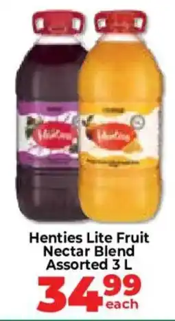 Food Lover's Market Henties Lite Fruit Nectar Blend Assorted offer
