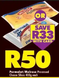 Shoprite Parmalat/ Melrose Processed Cheese Slices offer