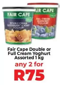 Food Lover's Market Fair Cape Double or Full Cream Yoghurt Assorted offer