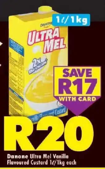 Shoprite Danone Ultra Mel Vanilla Flavoured Custard offer