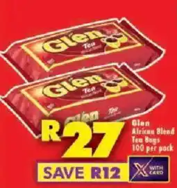Shoprite Glen African Blend Tea Bags offer