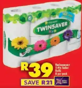Shoprite Twinsaver 1-Ply Toilet Rolls offer