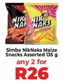 Food Lover's Market Simba NikNaks Maize Snacks Assorted offer