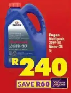 Shoprite Engen Multigrade 20W-50 Motor Oil offer
