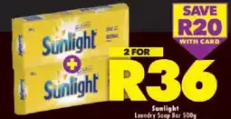 Shoprite Sunlight Laundry Soap Bar offer