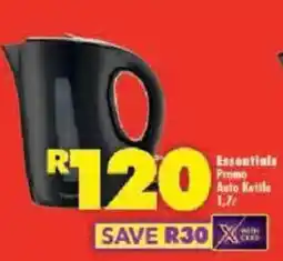 Shoprite Essentials Promo Auto Kettle offer