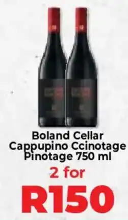Food Lover's Market Boland Cellar Cappupino Ccinotage Pinotage offer