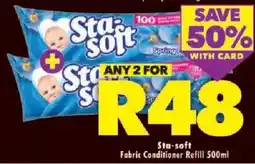 Shoprite Sta-Soft Fabric Conditioner Refill offer