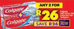 Shoprite Colgate Triple Action/ Active Salt Toothpaste offer