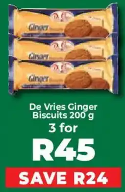 Food Lover's Market De Vries Ginger Biscuits offer