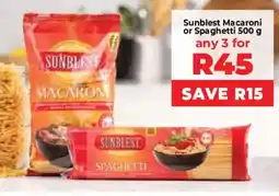 Food Lover's Market Sunblest Macaroni or Spaghetti offer
