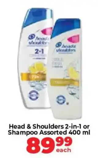 Food Lover's Market Head & Shoulders 2-in-1 or Shampoo Assorted offer