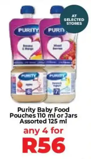 Food Lover's Market Purity Baby Food Pouches or Jars Assorted offer