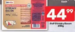 Pick n Pay PnP Streaky Bacon offer