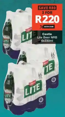 Liquor Shop Castle Lite Beer NRB offer