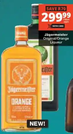 Liquor Shop Jägermeister Original/ Orange Liqueur offer