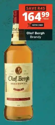 Liquor Shop Olof Bergh Brandy offer