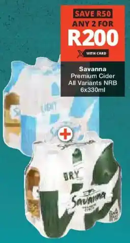 Liquor Shop Savanna Premium Cider All Variants NRB offer