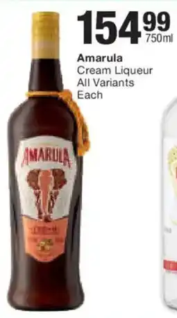 Liquor Shop Amarula Cream Liqueur All Variants offer