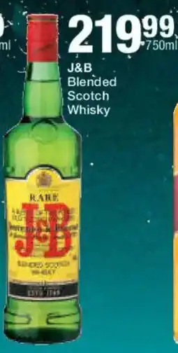 Liquor Shop J&B Blended Scotch Whisky offer