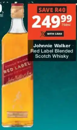 Liquor Shop Johnnie Walker Red Label Blended Scotch Whisky offer