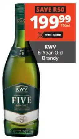Liquor Shop KWV 5-Year-Old Brandy offer