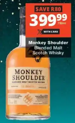 Liquor Shop Monkey Shoulder Blended Malt Scotch Whisky offer