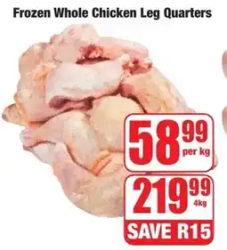 Boxer Superstores Frozen Whole Chicken Leg Quarters offer