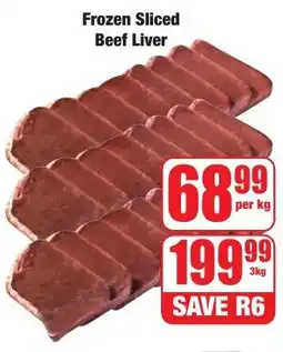 Boxer Superstores Frozen Sliced Beef Liver offer