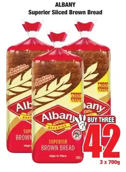 Boxer Superstores Albany Superior Sliced Brown Bread offer