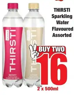 Boxer Superstores Thirsti Sparkling Water Flavoured Assorted offer