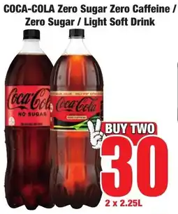 Boxer Superstores Coca-Cola Zero Sugar Zero Caffeine/ Zero Sugar/ Light Soft Drink offer