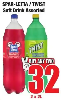 Boxer Superstores Spar-letta/ Twist Soft Drink Assorted offer
