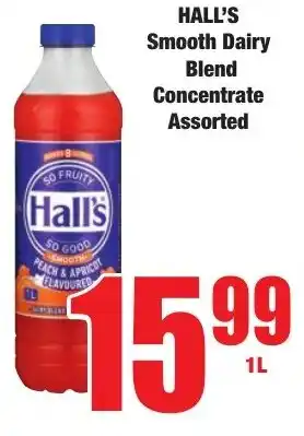 Boxer Superstores Hall's Smooth Dairy Blend Concentrate Assorted offer
