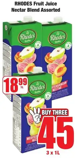 Boxer Superstores Rhodes Fruit Juice Nectar Blend Assorted offer