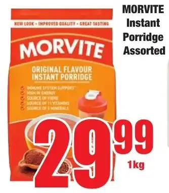 Boxer Superstores Morvite Instant Porridge Assorted offer