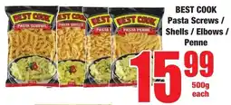 Boxer Superstores Best Cook Pasta Screws/ Shells/ Elbows/ Penne offer