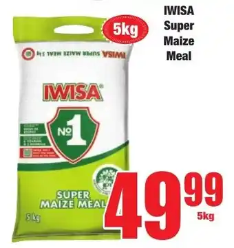 Boxer Superstores Iwisa Super Maize Meal offer