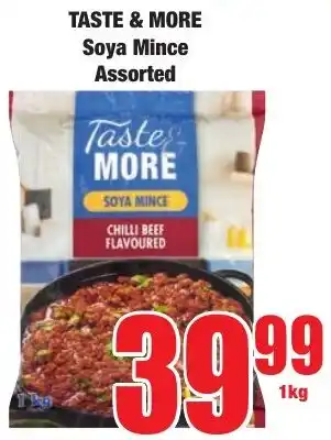 Boxer Superstores Taste & More Soya Mince Assorted offer