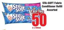 Boxer Superstores Sta-Soft Fabric Conditioner Refill Assorted offer