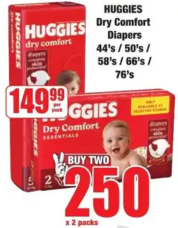 Boxer Superstores Huggies Dry Comfort Diapers offer