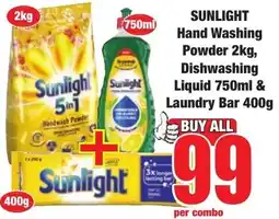 Boxer Superstores Sunlight Hand Washing Powder, Dishwashing Liquid & Laundry Bar offer
