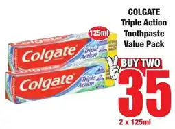 Boxer Superstores Colgate Triple Action Toothpaste Value Pack offer
