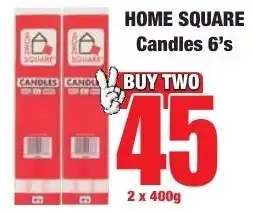 Boxer Superstores Home Square Candles offer