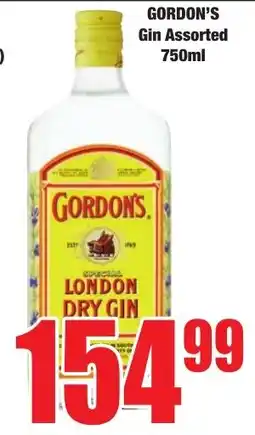 Boxer Superstores Gordon's Gin Assorted offer