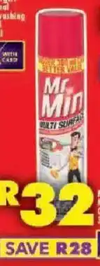 Shoprite Mr. Min Multi Surface Cleaner offer
