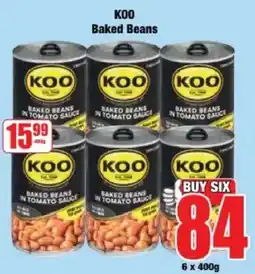 Boxer Koo Baked Beans offer