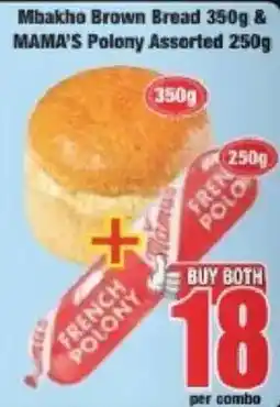 Boxer Mbakho Brown Bread & Mama's Polony Assorted offer