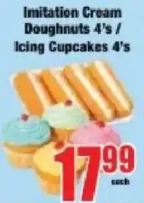 Boxer Imitation Cream Doughnuts/ Icing Cupcakes offer